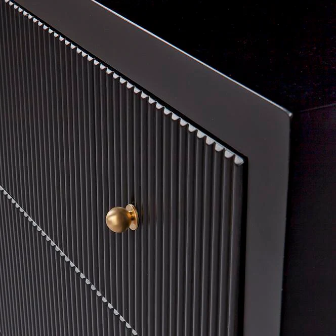 Ariana 6 Drawer Chest - Black - Image 3