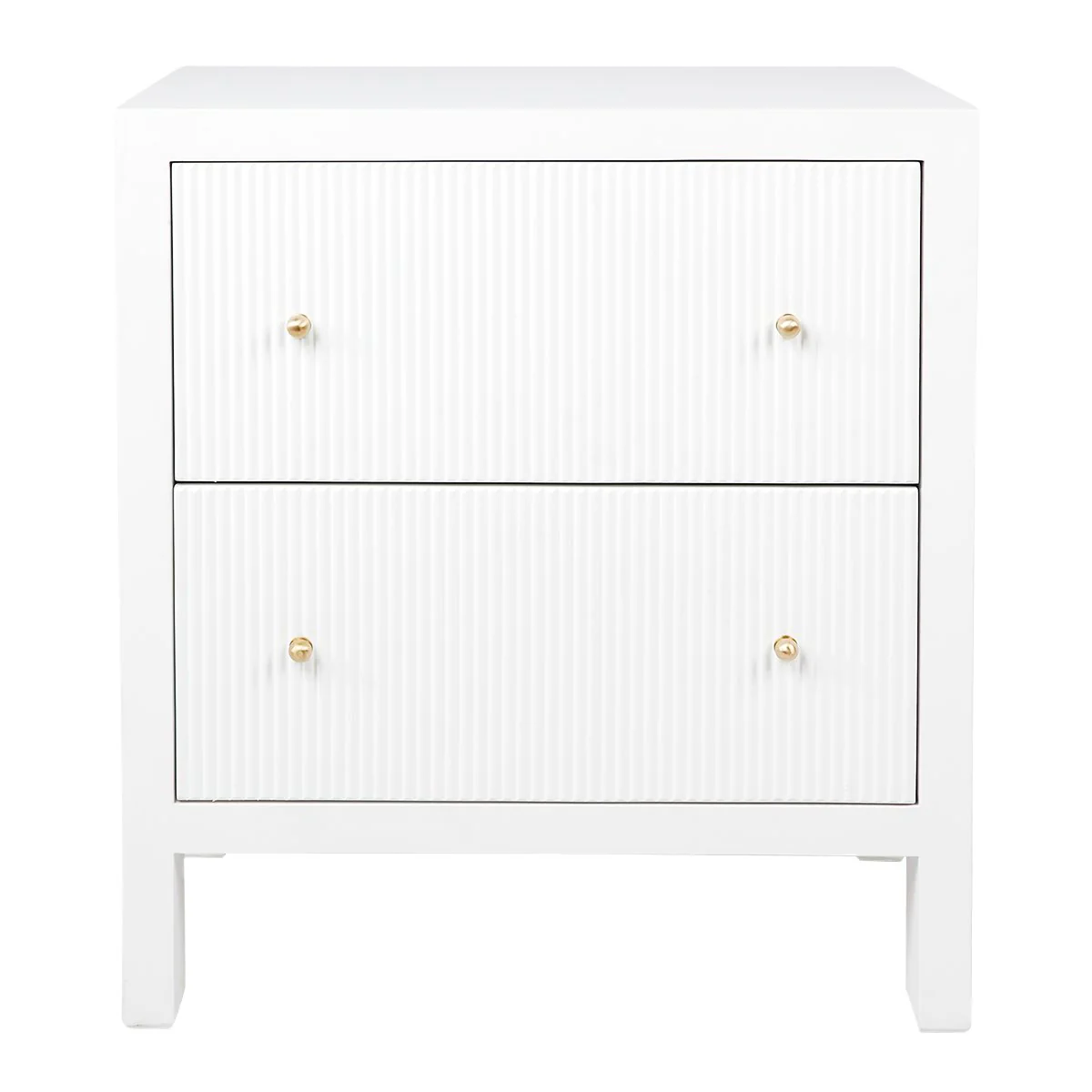 Ariana Bedside Table - Large White - Image 3