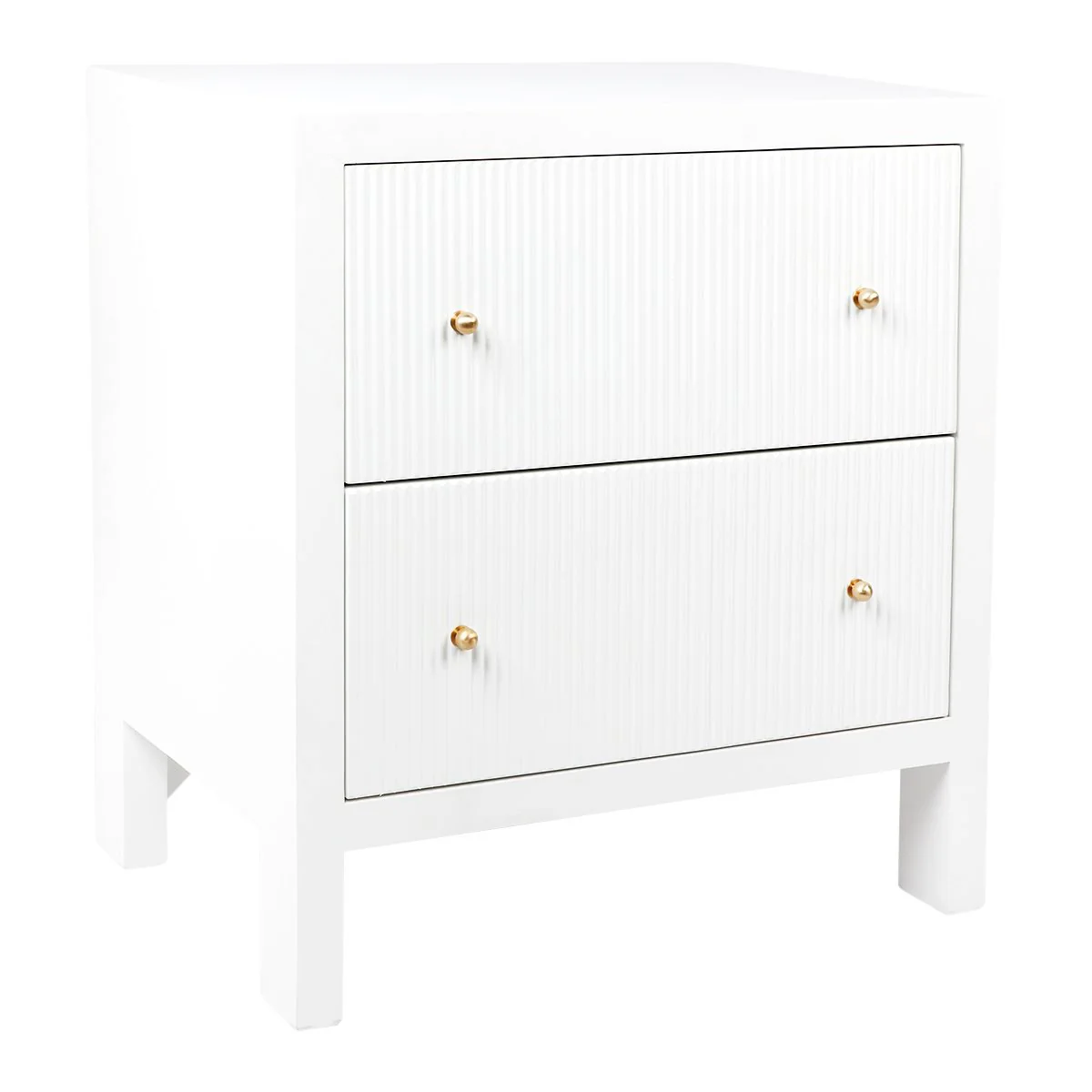Ariana Bedside Table - Large White - Image 4