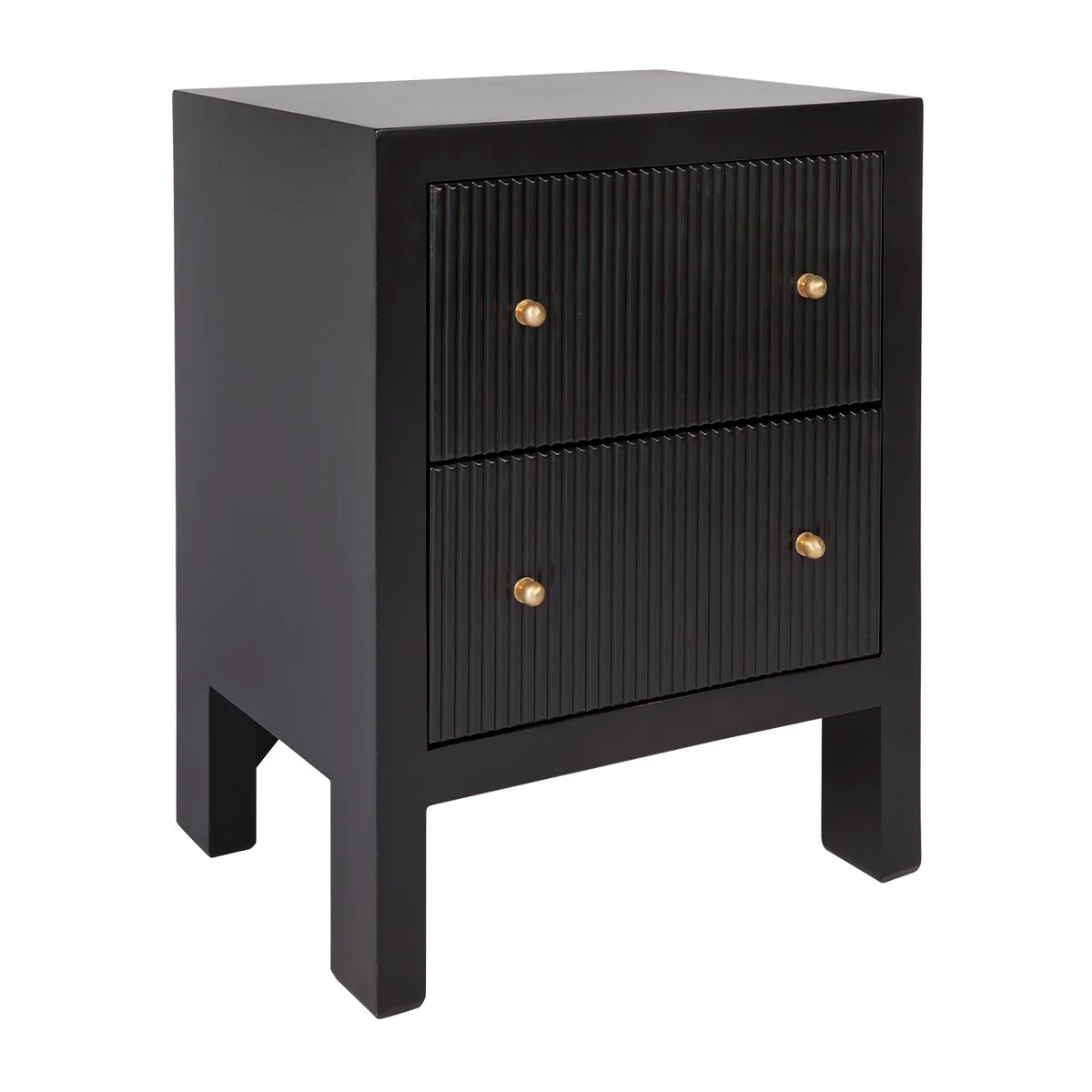 Ariana Bedside Table - Small Black - Image 3