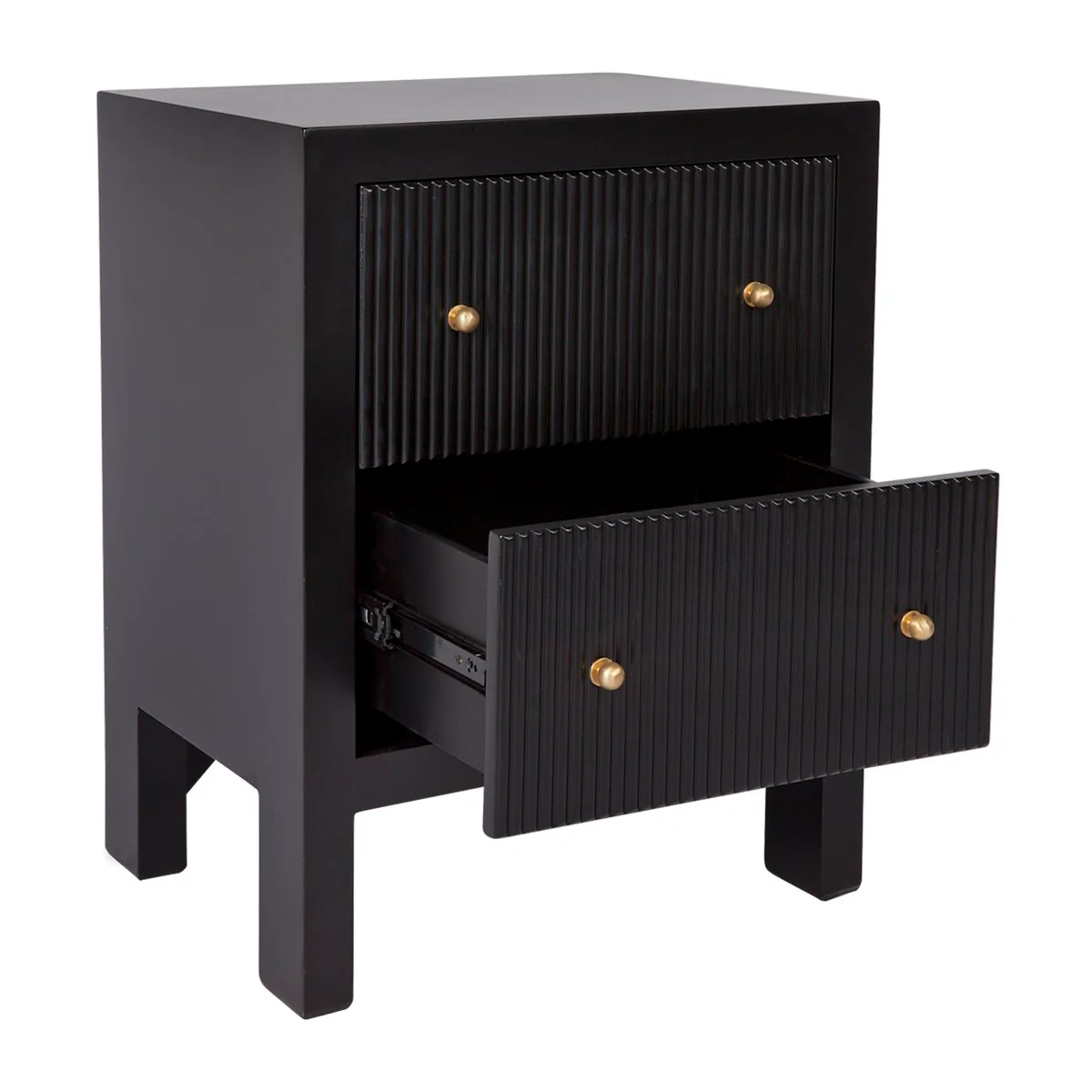 Ariana Bedside Table - Small Black - Image 4