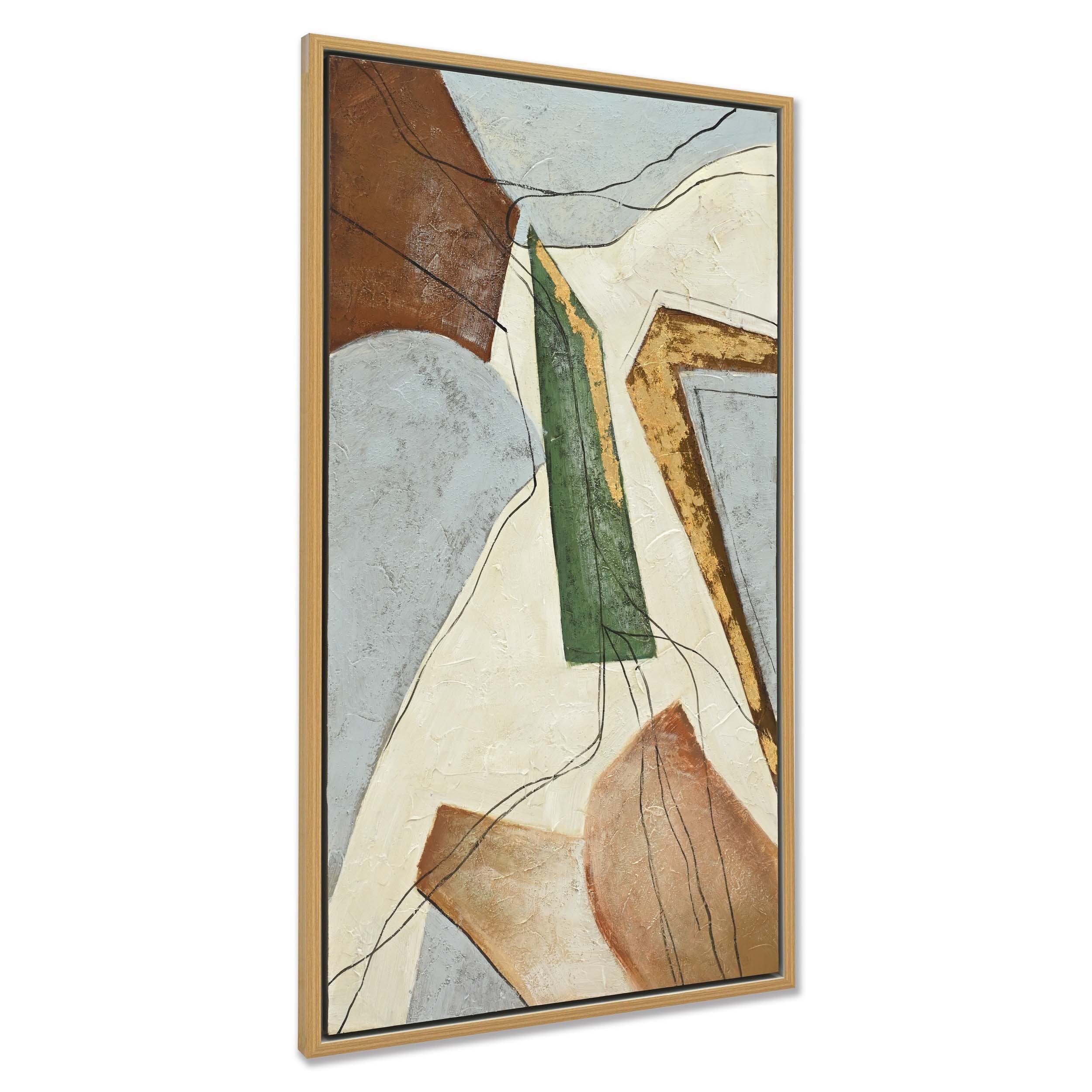 Autumn Leaves Series II Canvas Painting - Image 3