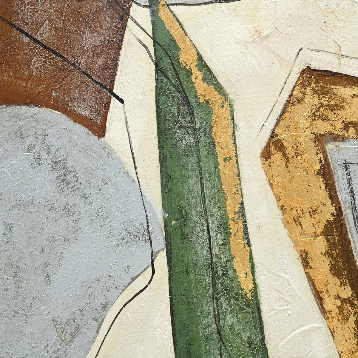 Autumn Leaves Series II Canvas Painting - Image 5