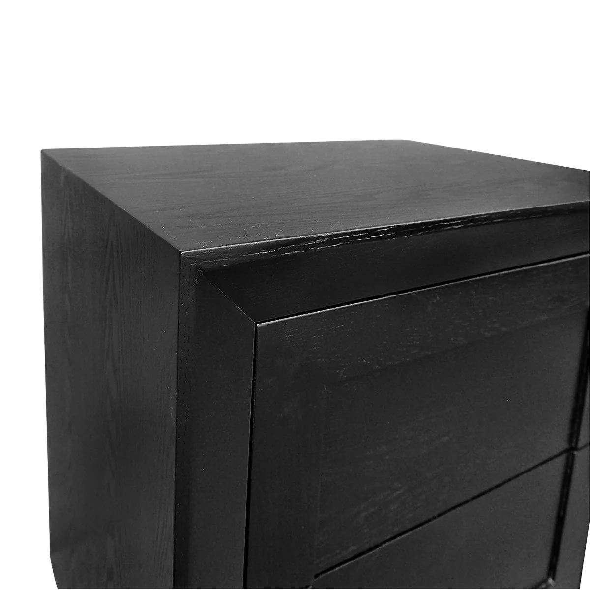 Balmain Tall Bedside Table - Black - Image 5