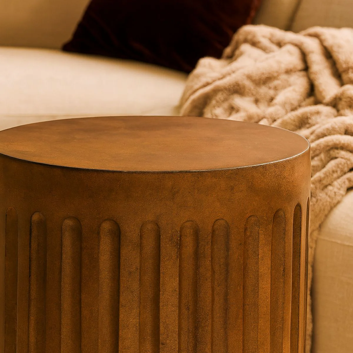 Caleb Side Table - Natural - Image 4