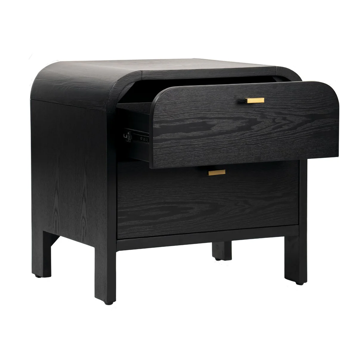 Chisholm Bedside Table - Black - Image 4