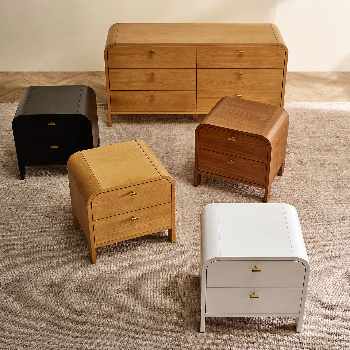 Chisholm Bedside Table - White - Image 4