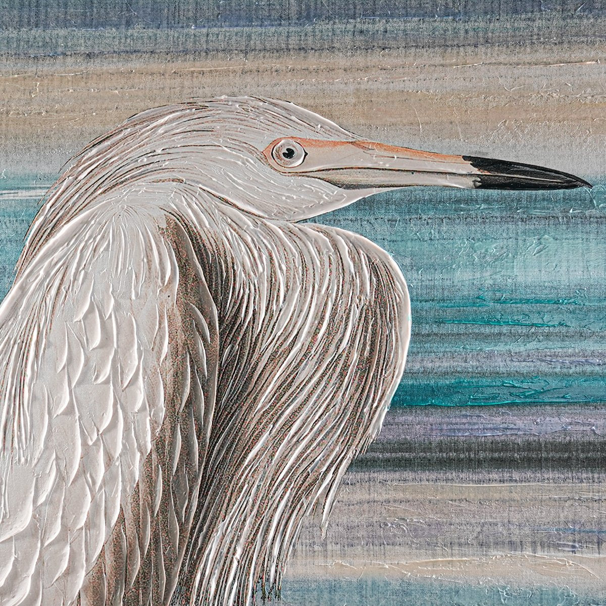 Crane Series I Enhanced Canvas Print - Image 4