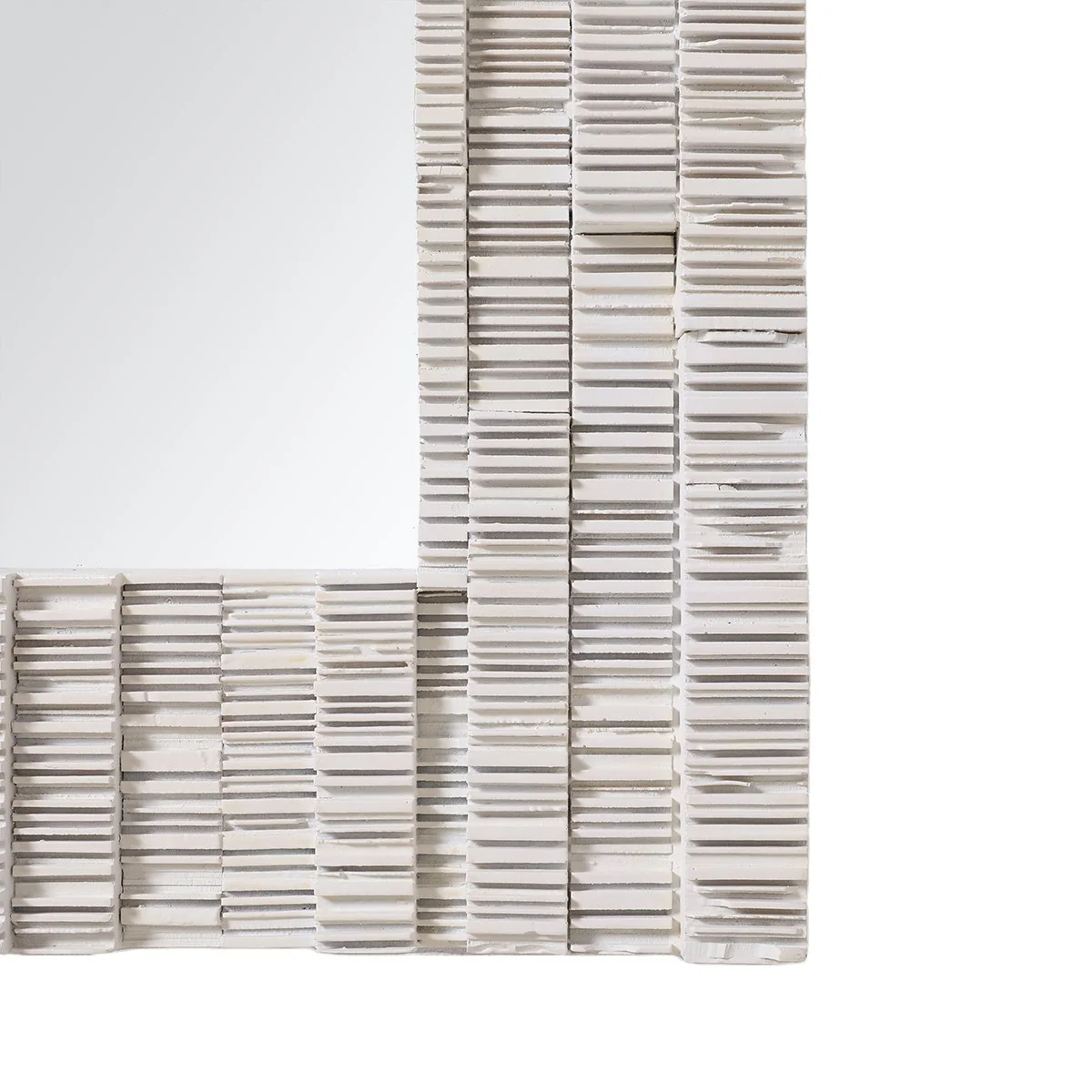 Dunbar Wall Mirror - Rectangle White - Image 7