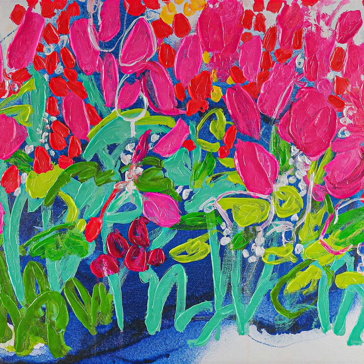 Flower Garden Enhanced Canvas Print - Image 3