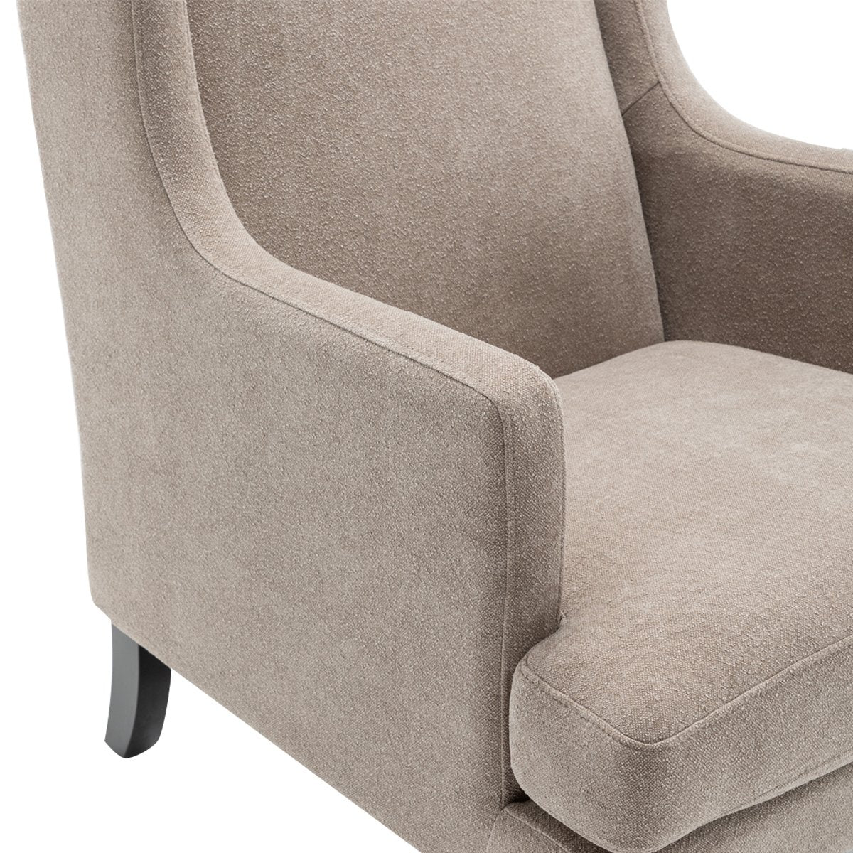 Gable Arm Chair Chair - Beige Chenille - Image 6