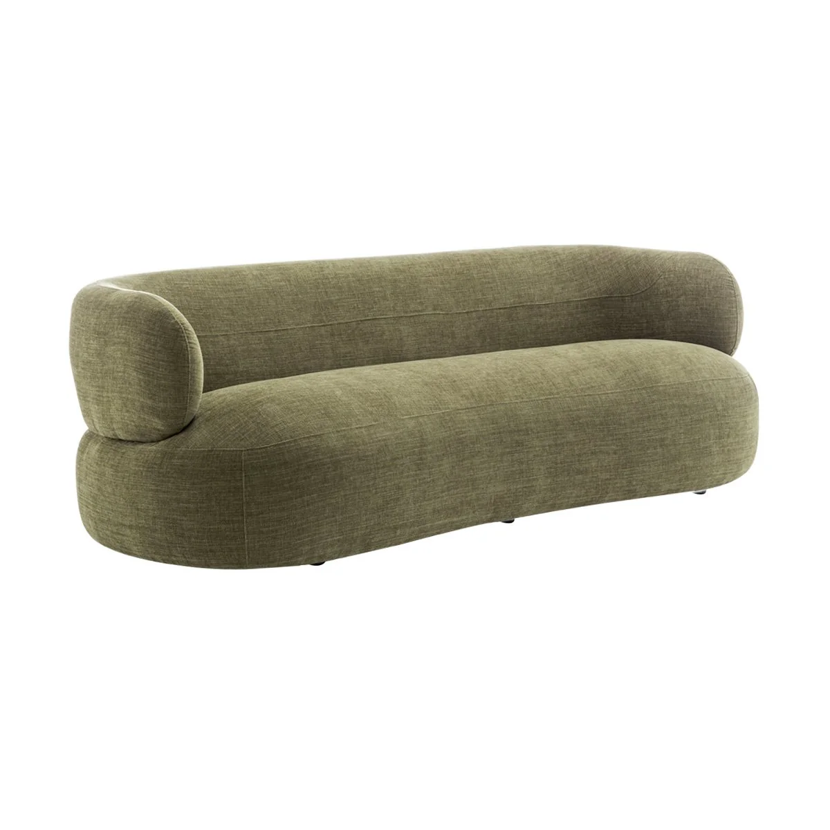Greenwich 3 Seater Sofa - Sage Chenille - Image 3