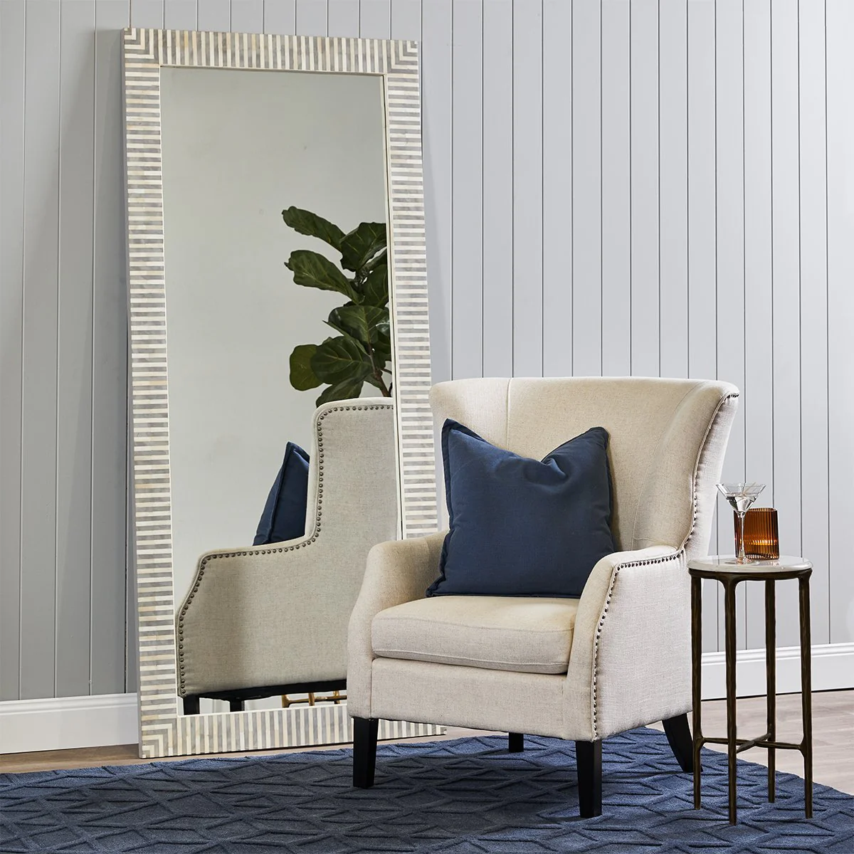 Heston Marble Petite Side Table - Black - Image 5