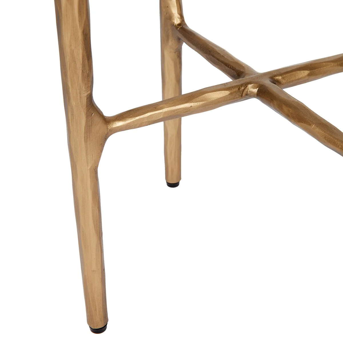 Heston Marble Petite Side Table - Brass - Image 7