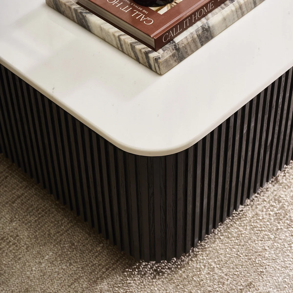 Mason Rectangle Coffee Table - Black - Image 4