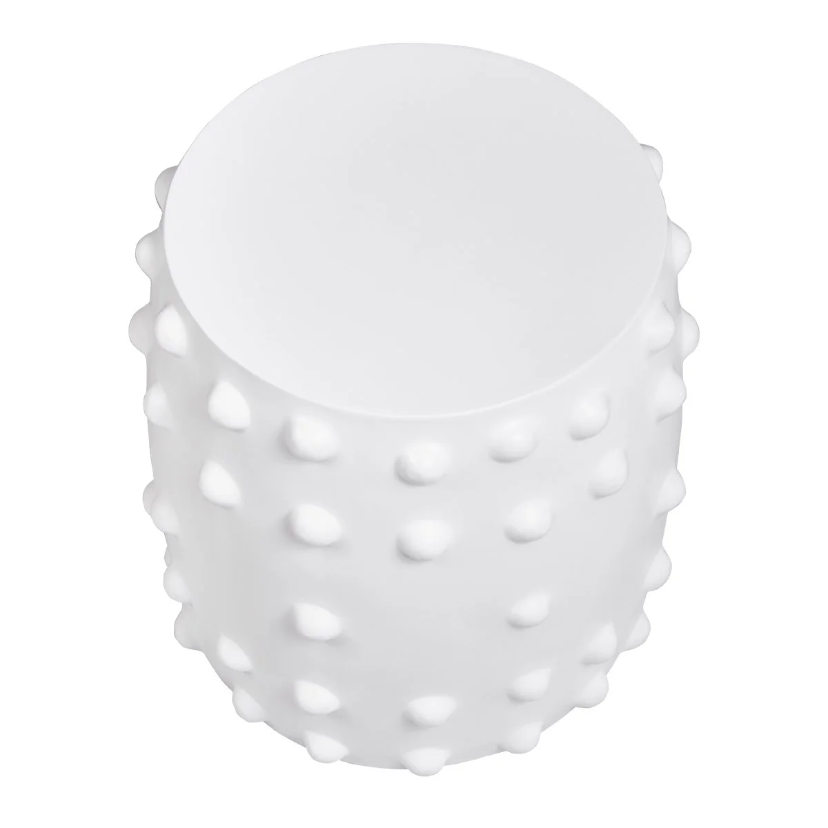 Otto Concrete Stool - White - Image 4