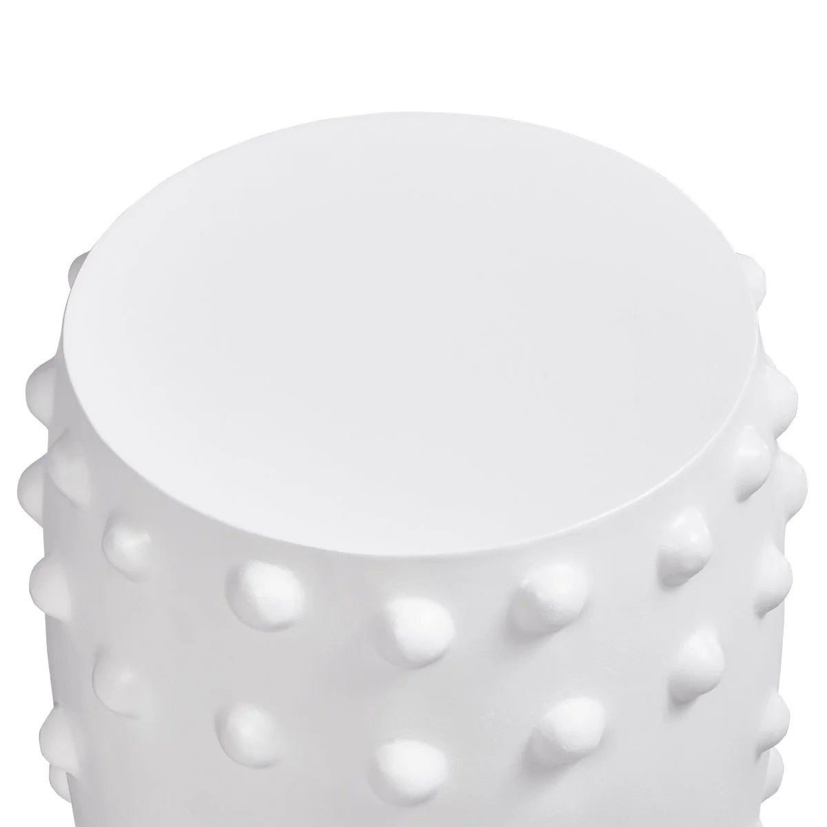 Otto Concrete Stool - White - Image 5