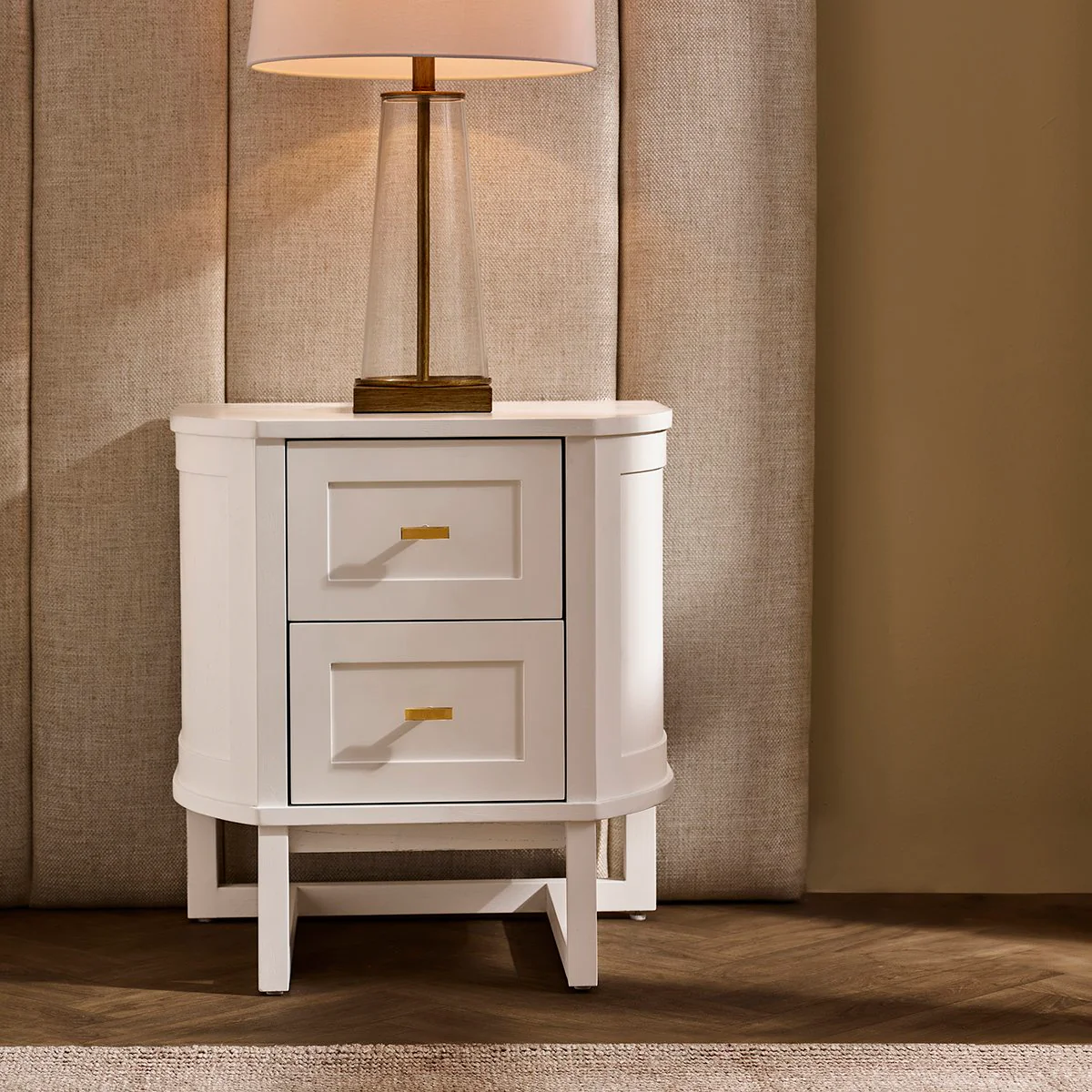 Theodore Bedside Table - Small White - Image 4